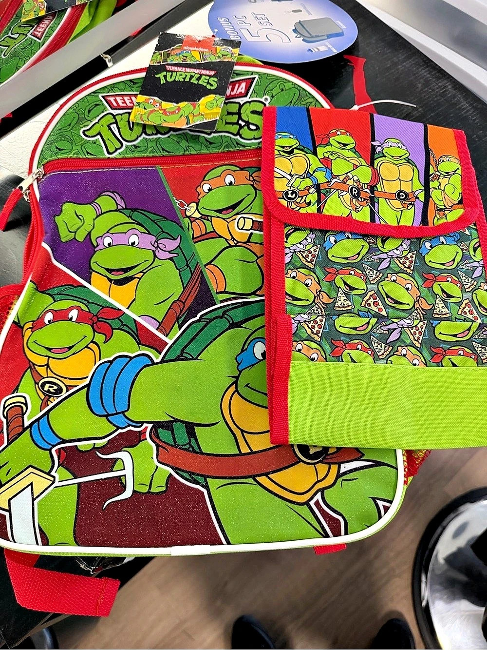 Teenage Mutant Ninja Turtles Backpack Set